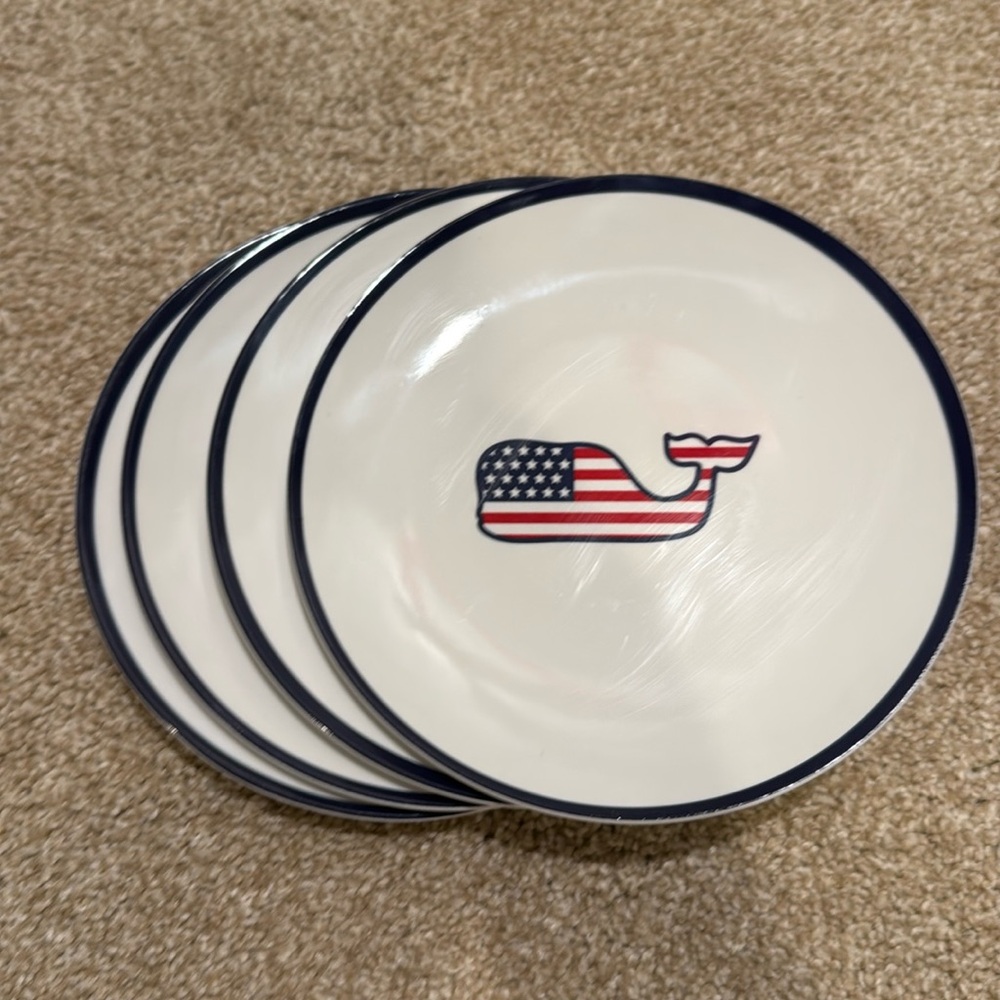 Set of 4 Vineyard Vines x Target small plates